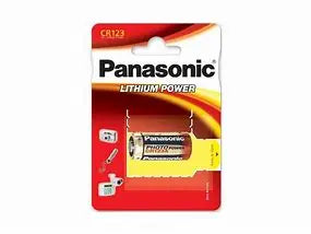 Baterija Panasonic ličio CR123 3V IĮ Signalita