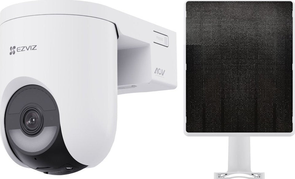 EZVIZ CS-HB8c lauko akumuliatorinė 4G/LTE/WiFi valdoma kamera ir 5W saulės panelės komplektas