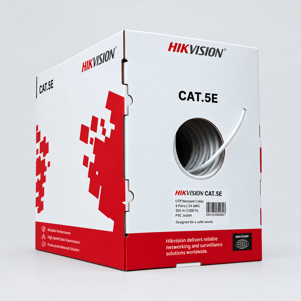 Kabelis ryšio Hikvision UTP 5E DS-1LN5E-S IĮ Signalita