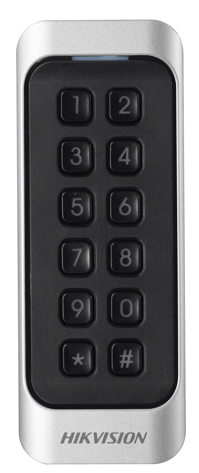 Kortelių skaitytuvas Hikvision DS-K1107AMK su klaviatūra
