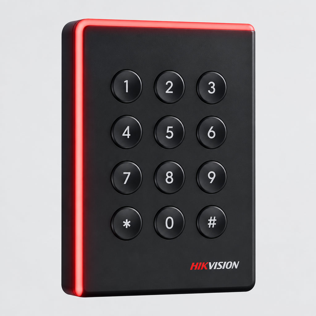 Kortelių skaitytuvas Hikvision DS-K1108AMK su klaviatūra IĮ Signalita