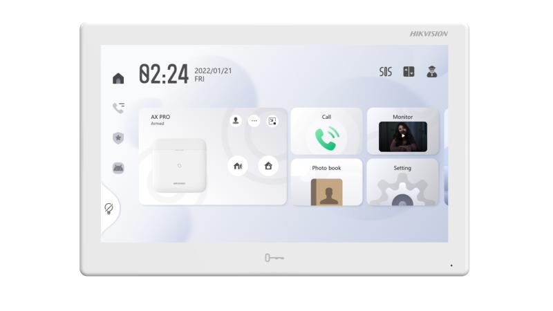 Hikvision android monitorius telefonspynėms DS-KH9510-WTE1(B) baltas