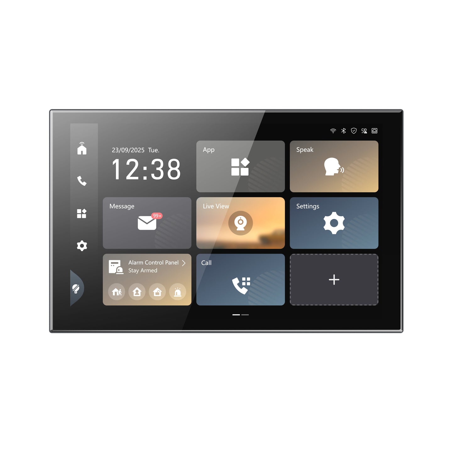 Hikvision android monitorius telefonspynėms DS-KH9570-WTE1/S (Juodas)