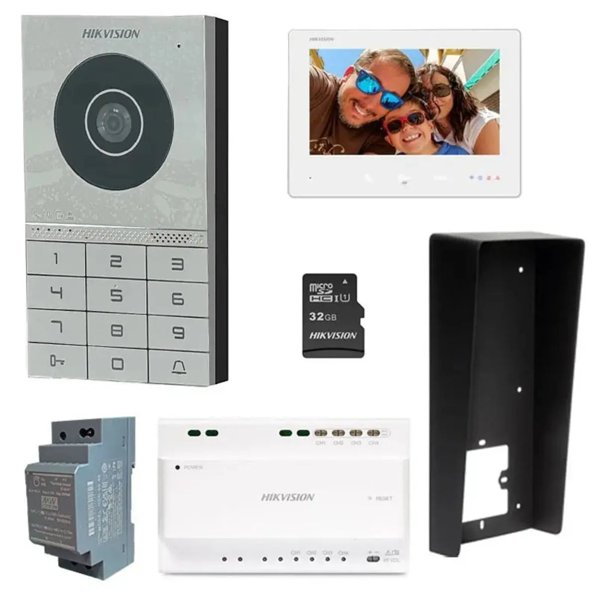Hikvision telefonspynės 2 laidų komplektas DS-KIS706EY IĮ Signalita