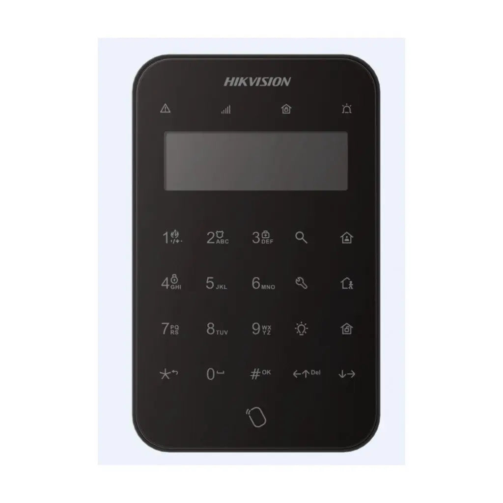 Hikvision LCD klaviatūra DS-PK1-LT-WE AX PRO juoda IĮ Signalita