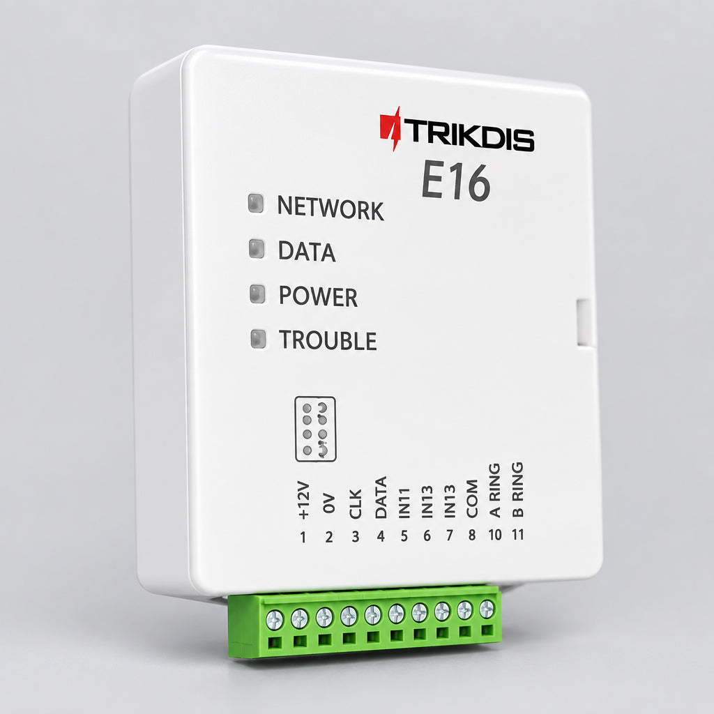 Tinklo komunikatorius Trikdis E16 IĮ Signalita