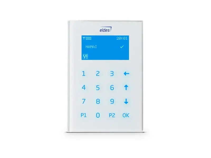 Valdymo pultelis EKB2W centralei ESIM384, ESIM484, sensorinis, baltas IĮ Signalita