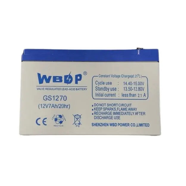 Akumuliatorius GS1270 12V 7Ah, WBDP IĮ Signalita