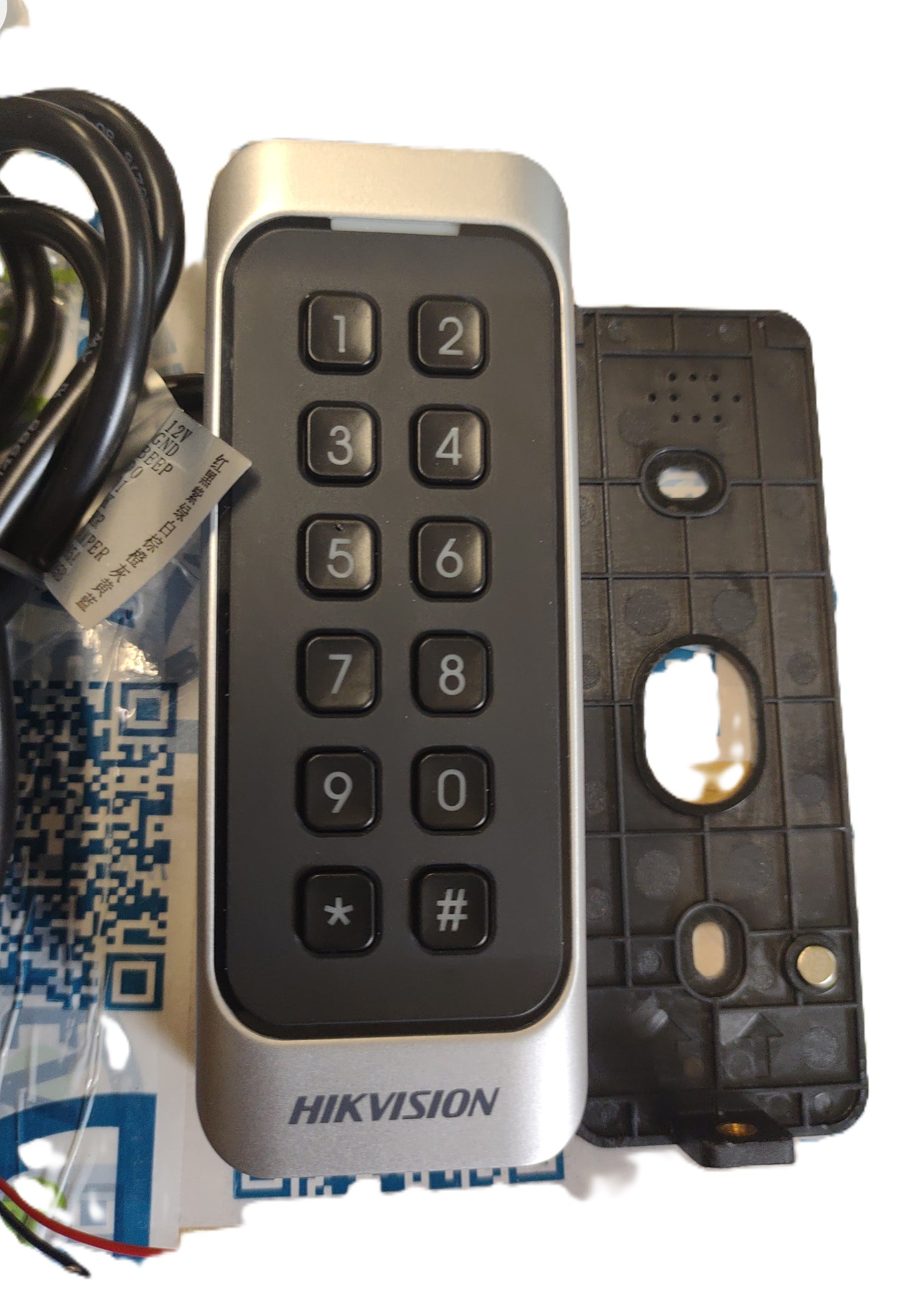 Kortelių skaitytuvas Hikvision DS-K1107AMK su klaviatūra