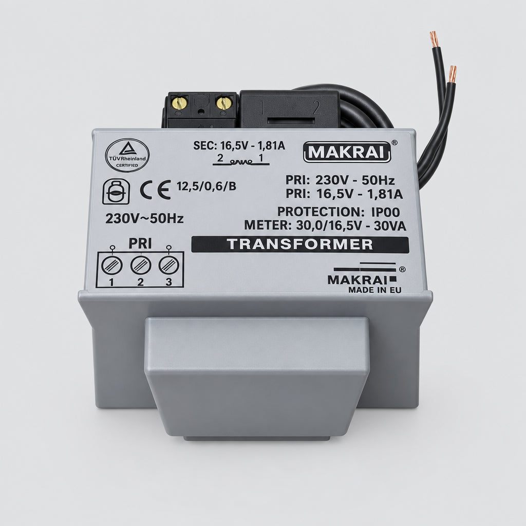 Transformatorius 16,5V/30VA/1,81A IĮ Signalita