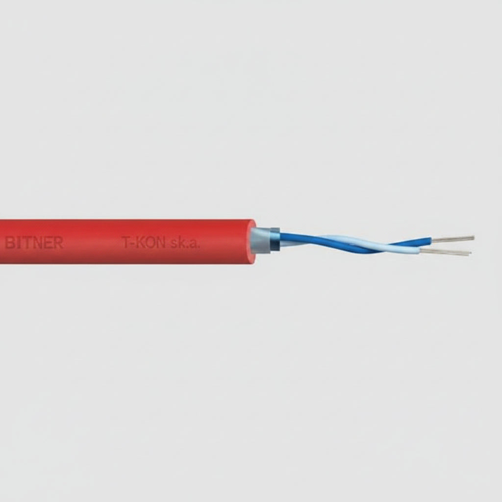 Ekranuotas gaisrinis kabelis Bitner YnTKSYekw 2x0.8mm IĮ Signalita