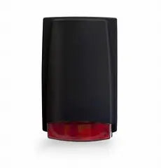 Lauko sirena juoda su raudona blykste MR300RBLK IĮ Signalita