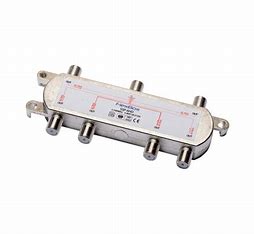 Šešių šakų SAT/TV signalo šakotuvas su maitinimų (5-2400MHz)