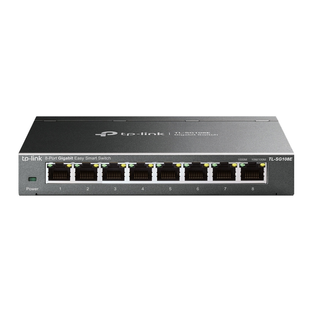 TP-LINK 8-Port Gigabit nevaldomas Pro komutatorius (TL-SG108E)