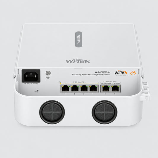 4 prievadų komutatorius Wi-Tek WI-PCES306G-O IĮ Signalita