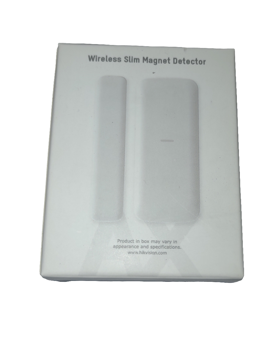 Hikvision plonas belaidis magnetinis jutiklis DS-PDMCS-EG2-WE AX PRO