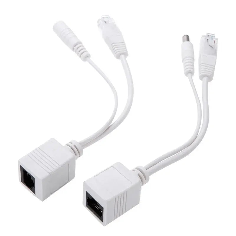 Single Inline 10/100 Mode B Splitter and Injector Kit, 5.5x2.1 mm DC Barrel (POE-INJ-EXTR) IĮ Signalita