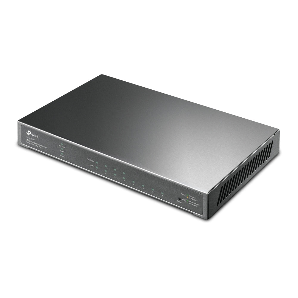 TP-LINK JetStream 8-port Gigabit Smart Swich with 4 port PoE+