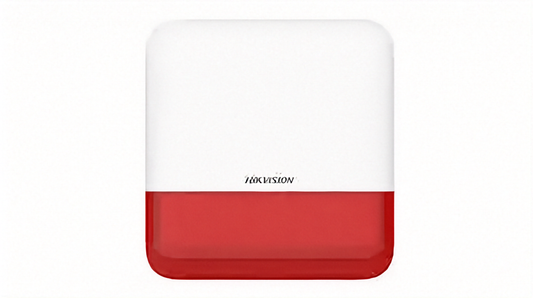 Hikvision lauko sirena DS-PS1-E-WE AX PRO (raudona) IĮ Signalita