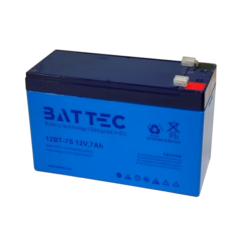 Akumuliatorius BATTEC 7Ah/12V
