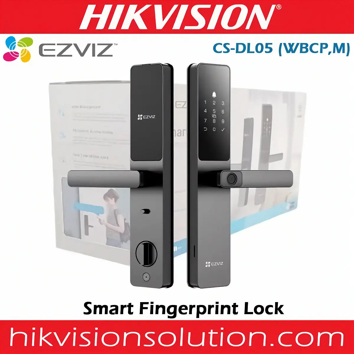 Išmani durų rankena EZVIZ CS-DL05 (WBCP,M) - IĮ Signalita
