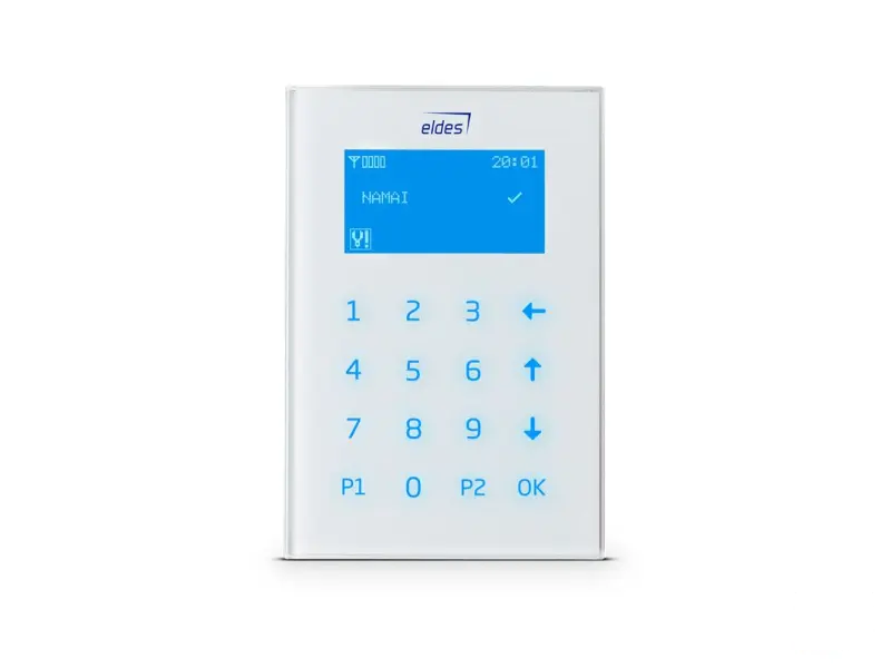 Valdymo pultelis EKB2W centralei ESIM384, ESIM484, sensorinis, baltas