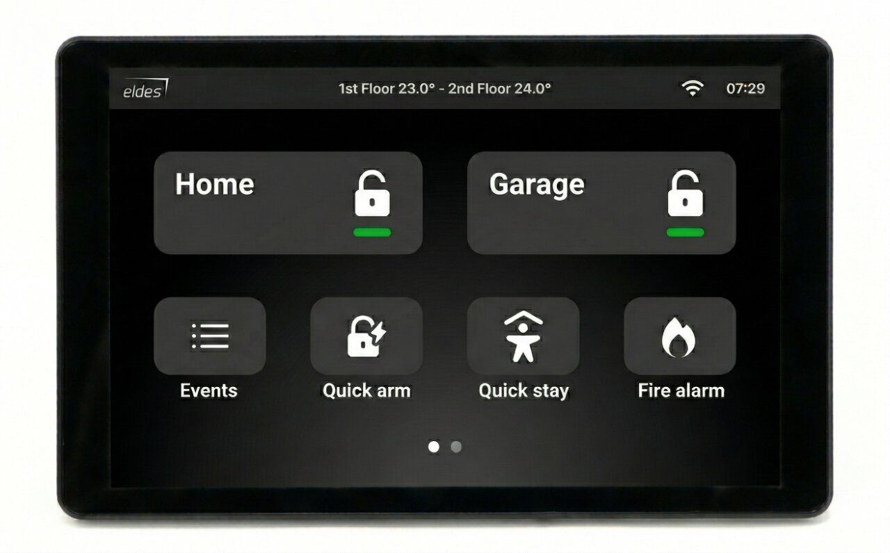 Eldes EKB6B keypad for ESIM484 control panel, black