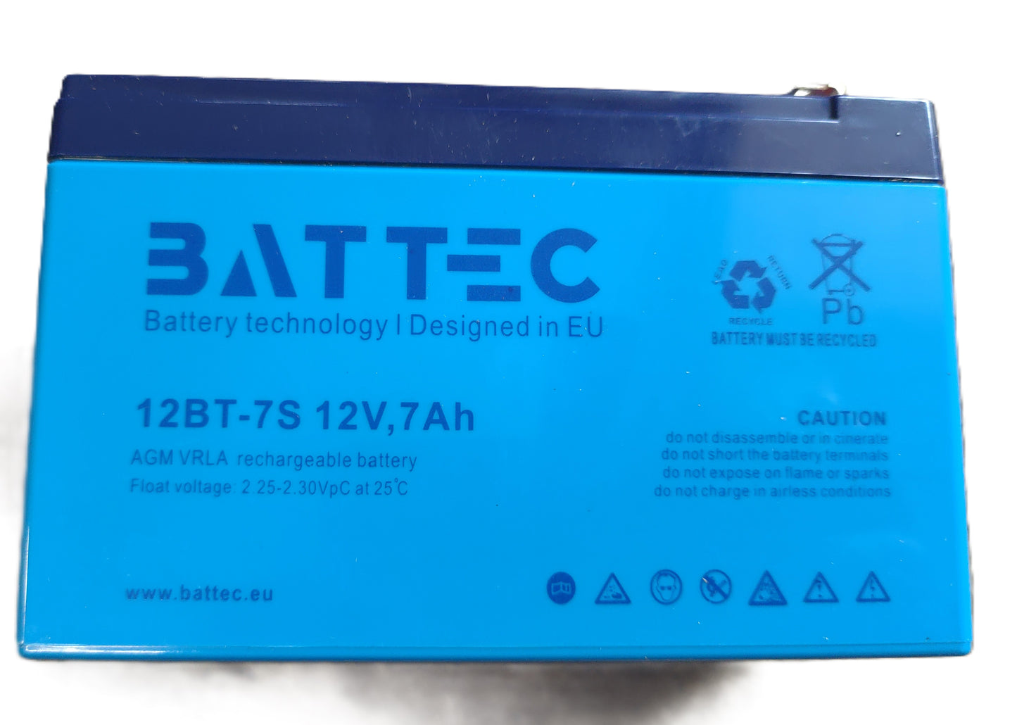 Akumuliatorius BATTEC 7Ah/12V
