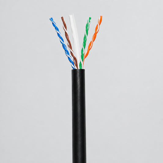 UTP kabelis Schnur CAT5e (500m) (PVC, PE, Eca, lauko)