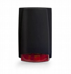 Lauko sirena juoda su raudona blykste MR300RBLK
