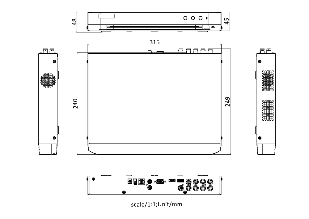 Turbo HD įrašymo įrenginys Hikvision iDS-7208HQHI-M1/XT