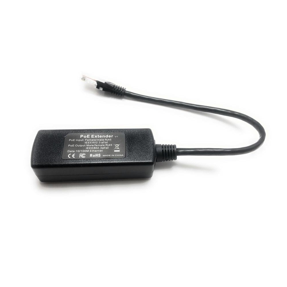 802.3af/at Ethernet PoE plėstuvas 10/100 Mbps PoE-EXT-Active