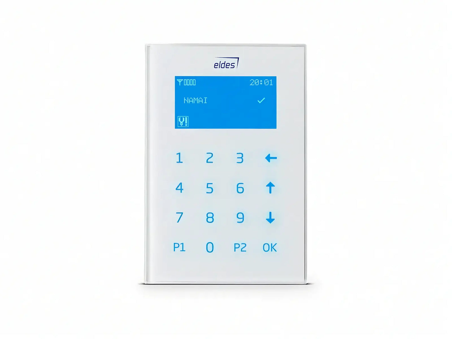 Valdymo pultelis EKB2W centralei ESIM384, ESIM484, sensorinis, baltas IĮ Signalita
