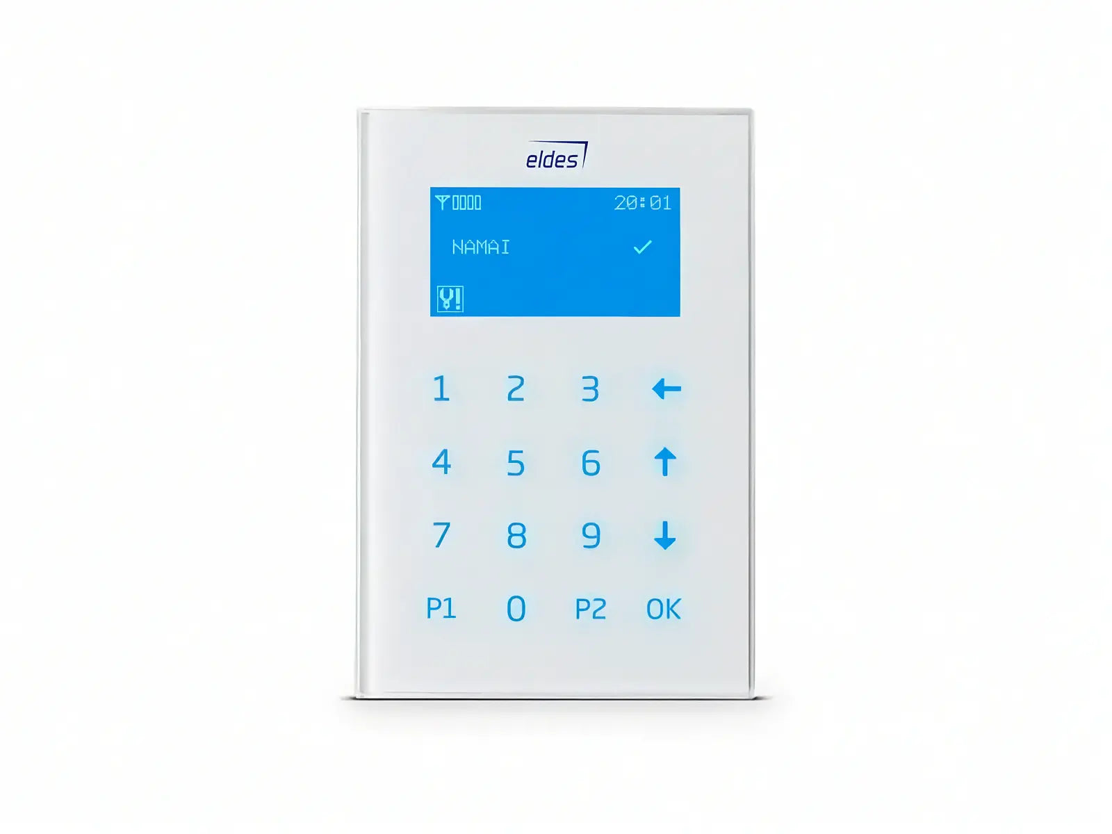 Valdymo pultelis EKB2W centralei ESIM384, ESIM484, sensorinis, baltas IĮ Signalita