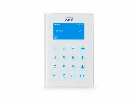 Valdymo pultelis EKB2W centralei ESIM384, ESIM484, sensorinis, baltas IĮ Signalita