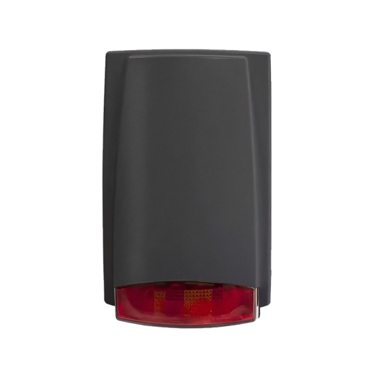 Lauko apsaugos sirena MR300RGR – pilka, raudona blykstė, 115 dB IĮ Signalita